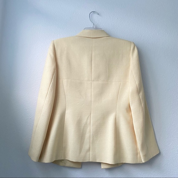 Le Suit Petite Yellow Blazer Jacket - Picture 2 of 11